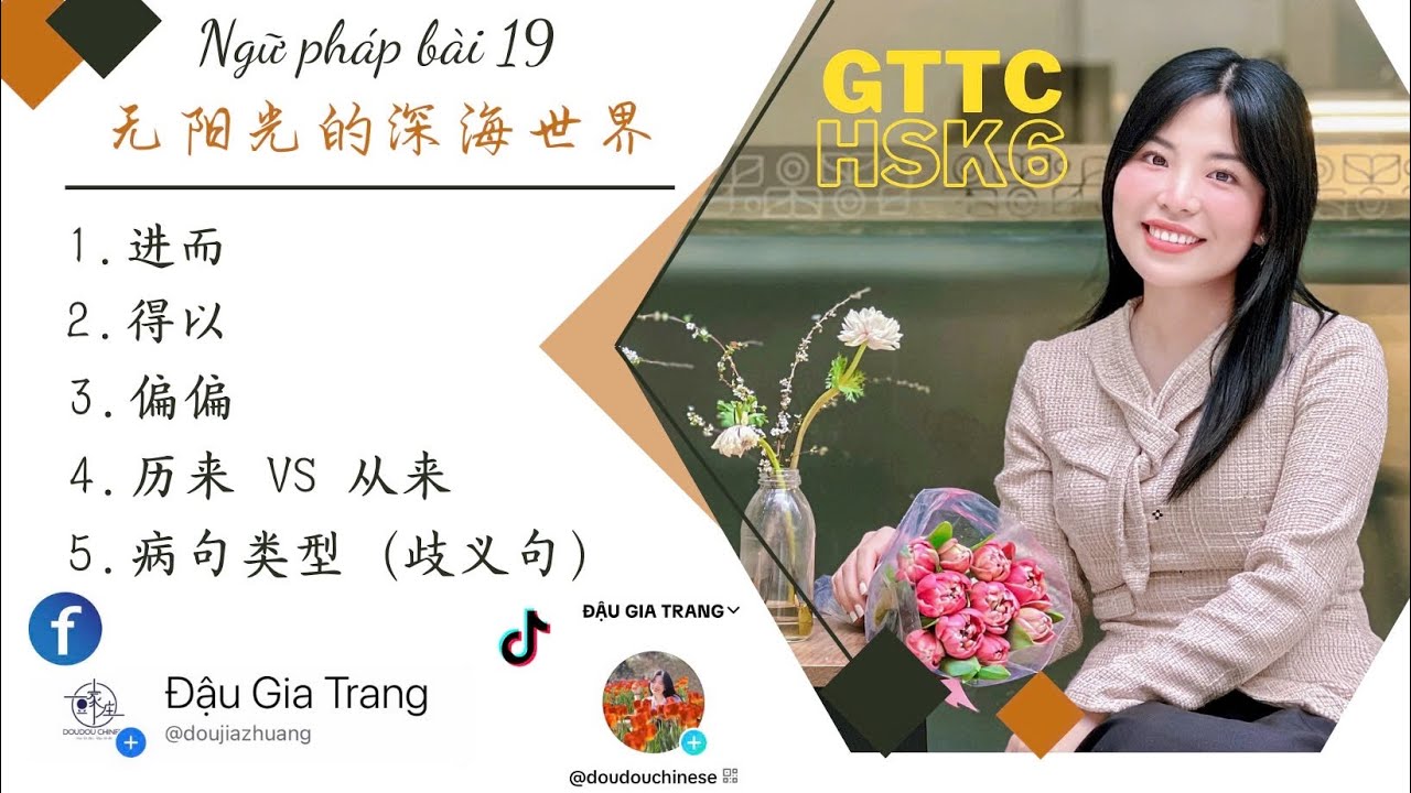 GTTC HSK 6- Ngữ pháp bài 19