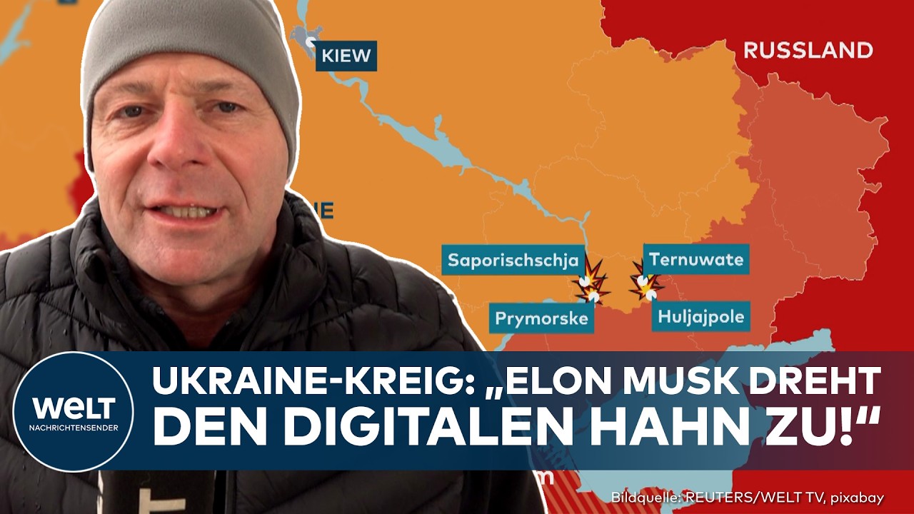 UKRAINE-KRIEG: Musk dreht den Schalter um – Putins Drohnen-Elite stürzt ins Funk-Chaos!