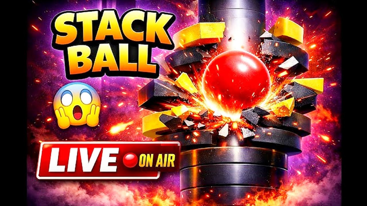 99% Players FAIL This Level 😱 | Stack Ball 3D LIVE #stackball #viral #gaming
