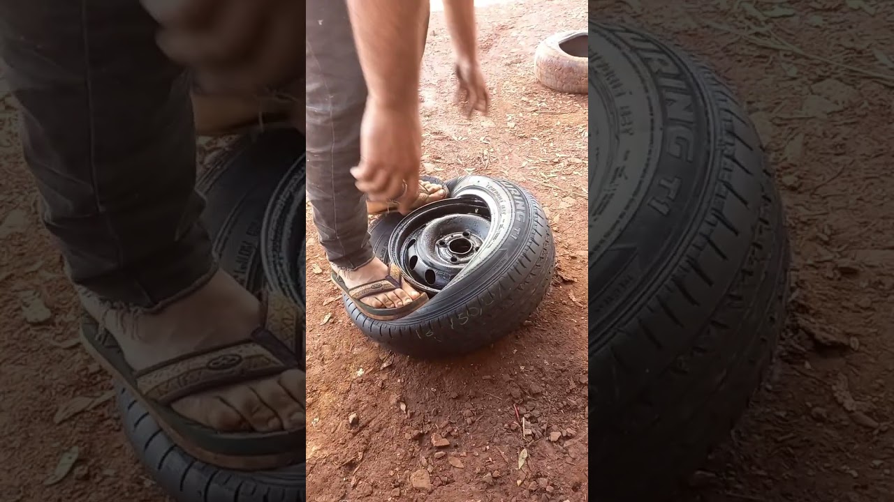 Modo f&aacute;cil de colocar pneus na roda!!!