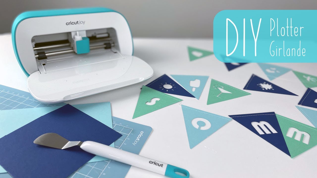 DIY Papier Girlande selber gestalten | Cricut Joy | Plotter