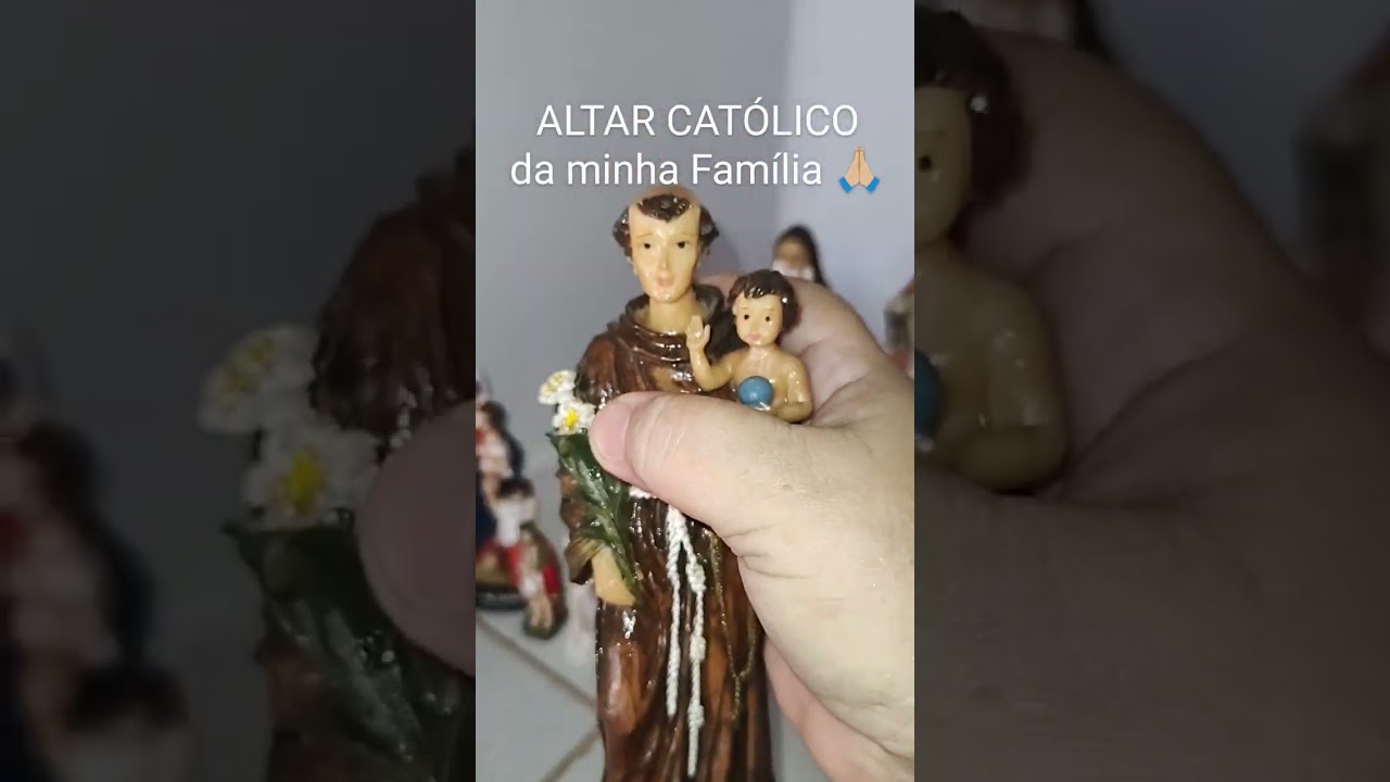 ALTAR CATÓLICO da Família. Muitos Santos, muitos Amigos no Céu! 💖