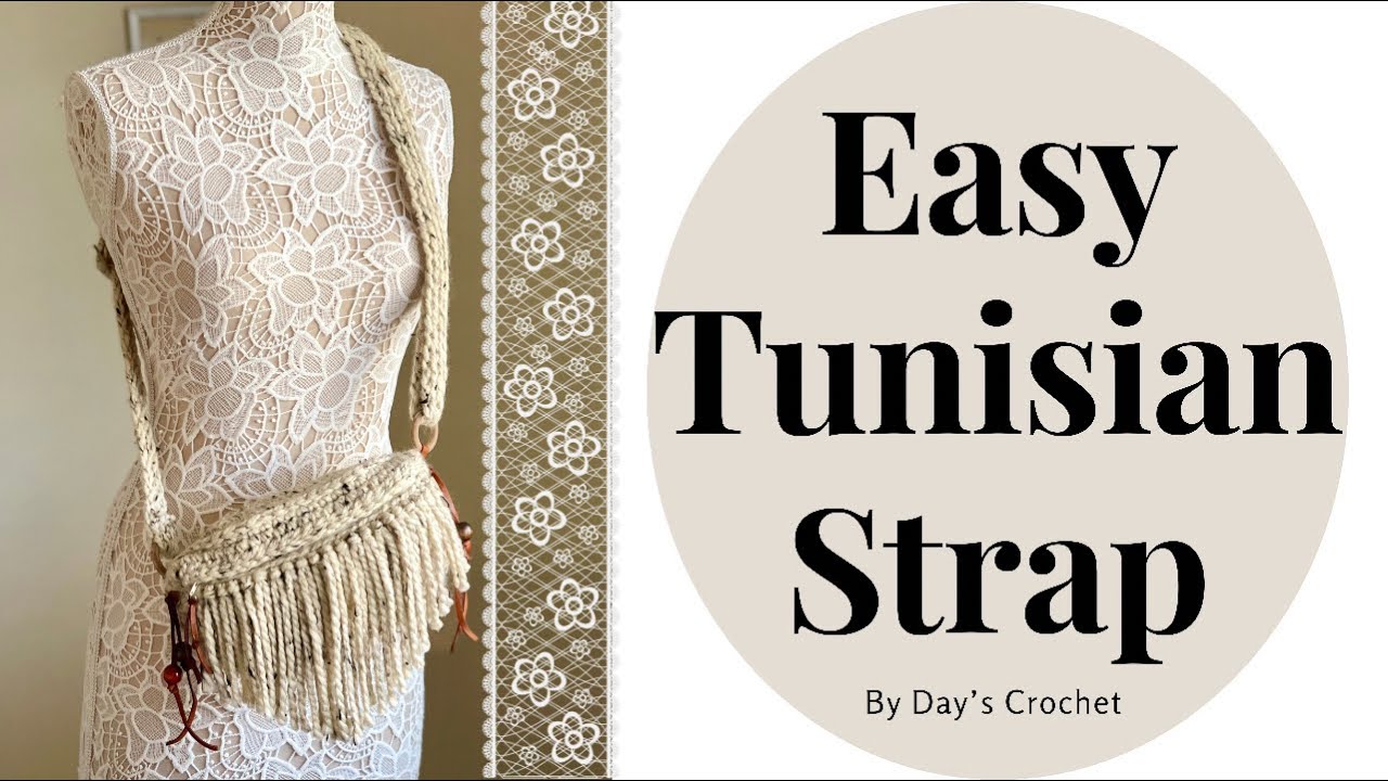 Easy Tunisian Bag Strap