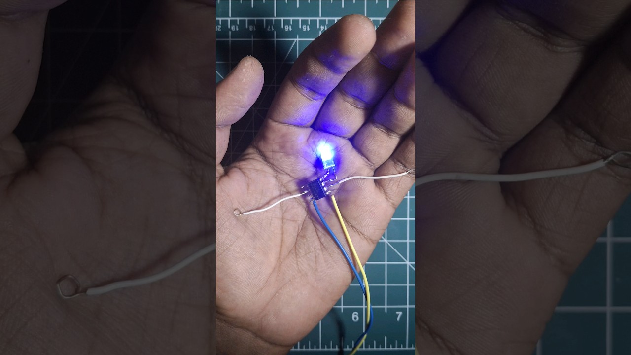 Magic Touch Switch with 555 Timer! 🔥 Touch On/Off Circuit DIY 