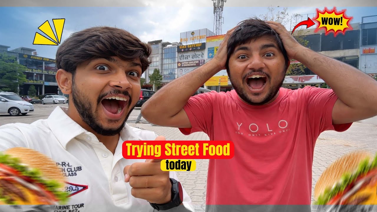 Trying Street Food in jalandhar 🤯 | Crazy Food Vlog