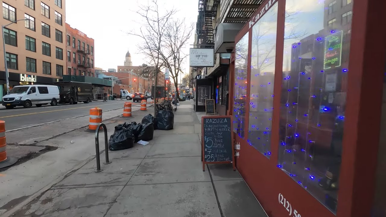 ⁴ᴷ⁶⁰ Walking NYC : Alphabet City, Manhattan (Avenues A, B, & C) | February 19, 2020