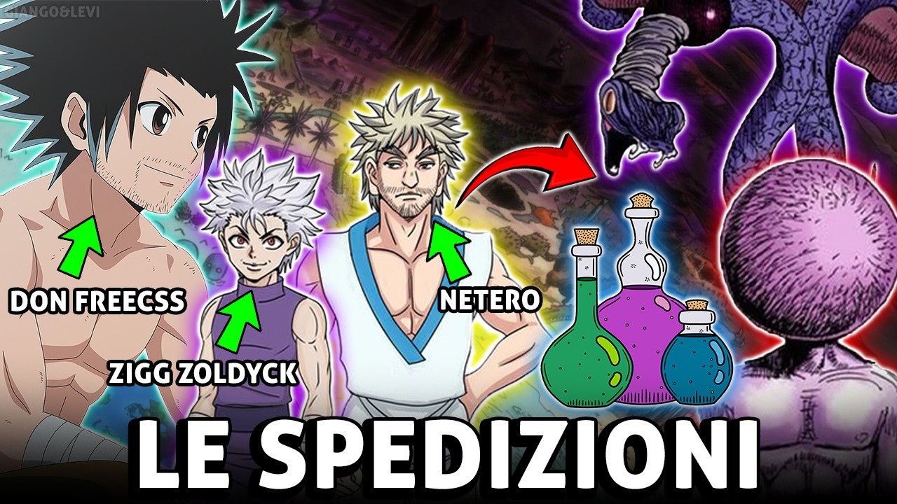 Tutte le SPEDIZIONI nel CONTINENTE OSCURO in Hunter x Hunter SPIEGATE
