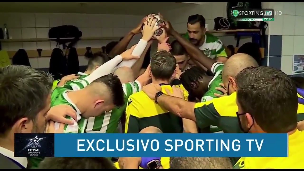 Discurso arrepiante de Jo&atilde;o Matos | Sporting vs Barcelona Futsal Champions league