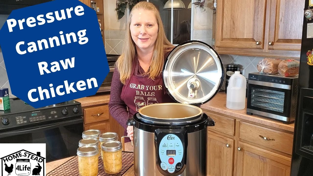 Canning Raw Chicken With the Electric Carey Pressure Canner