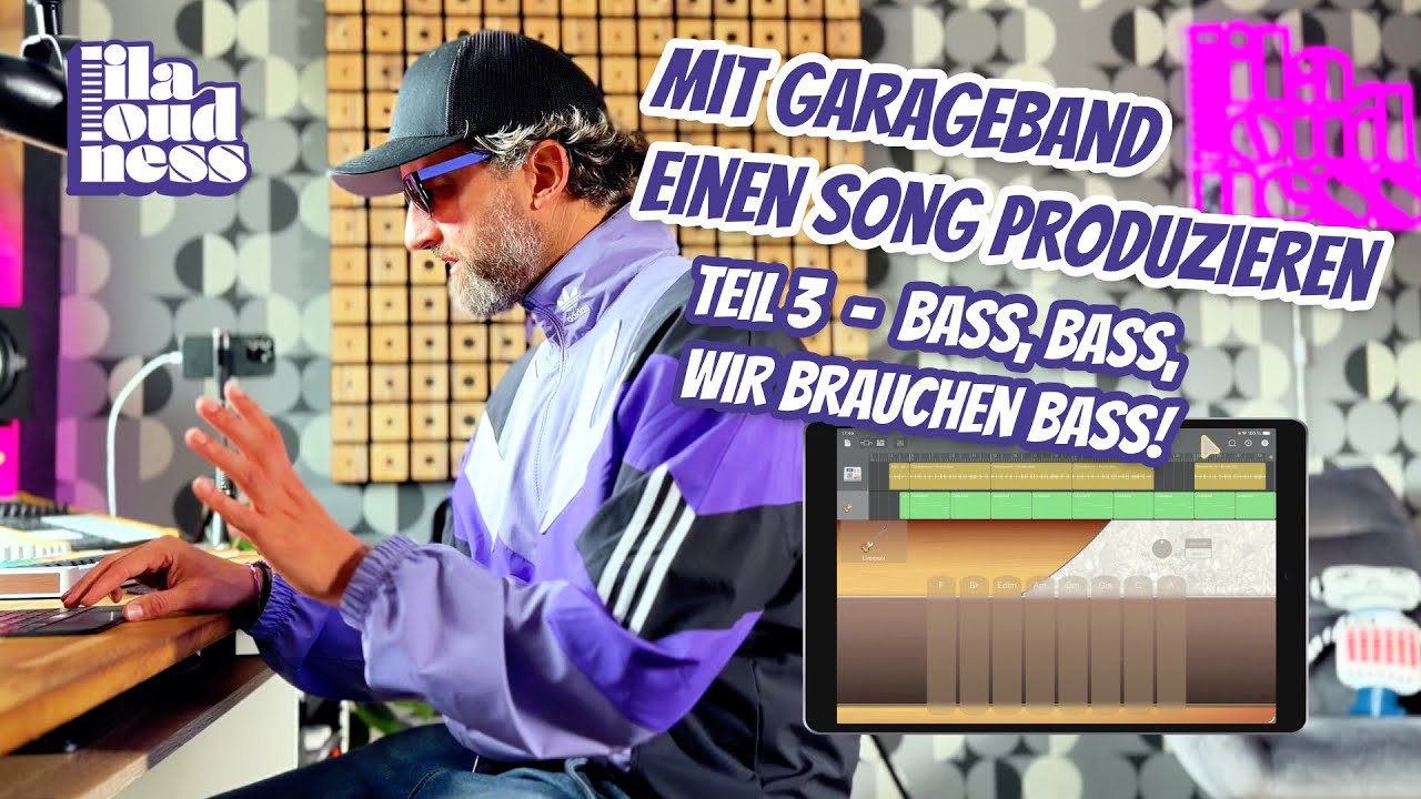 Einen Song mit GarageBand auf dem iPad produzieren (3/7) - Bass Bass wir brauchen Bass