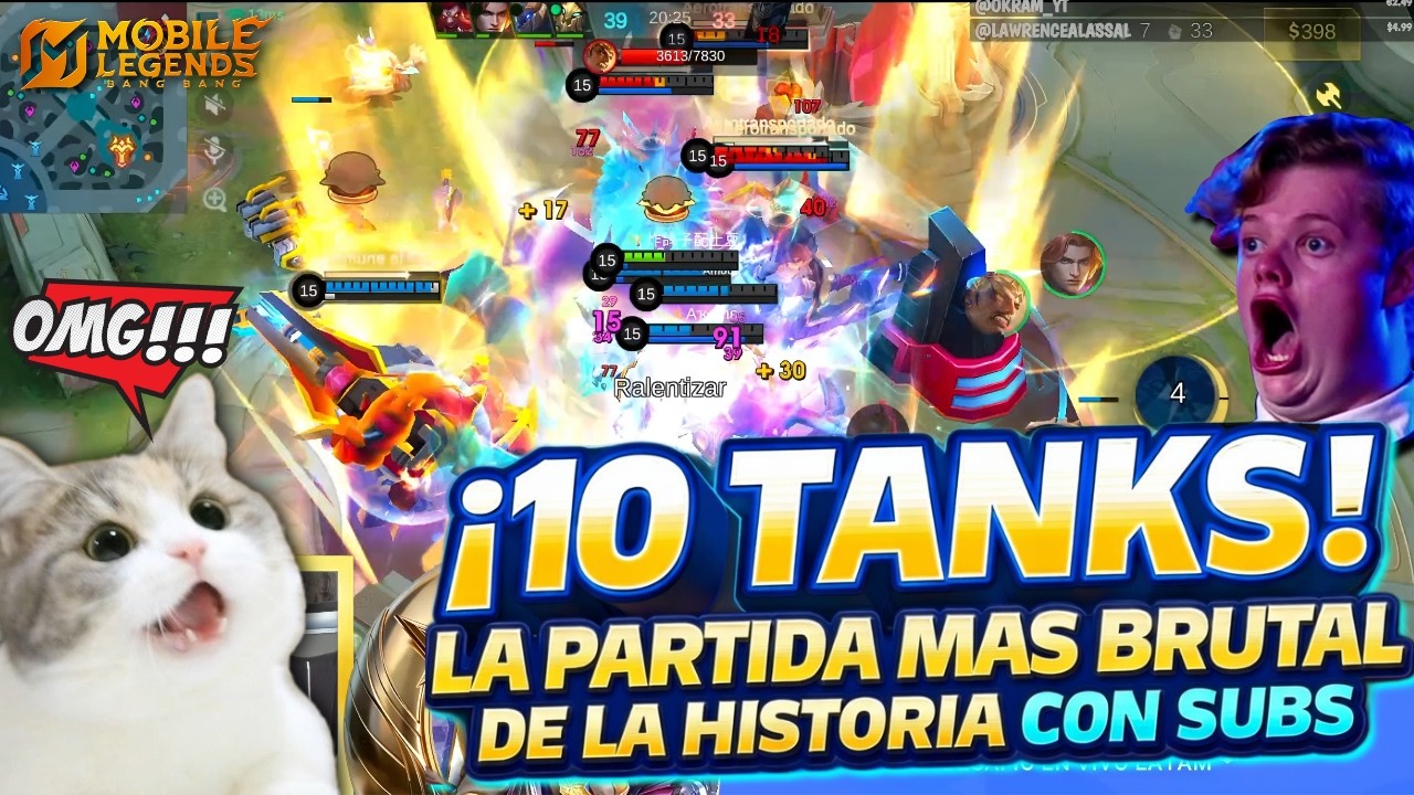10 TANKS LA PARTIDA MAS EPICA DE LA HISTORIA CON SUSCRIPTORES