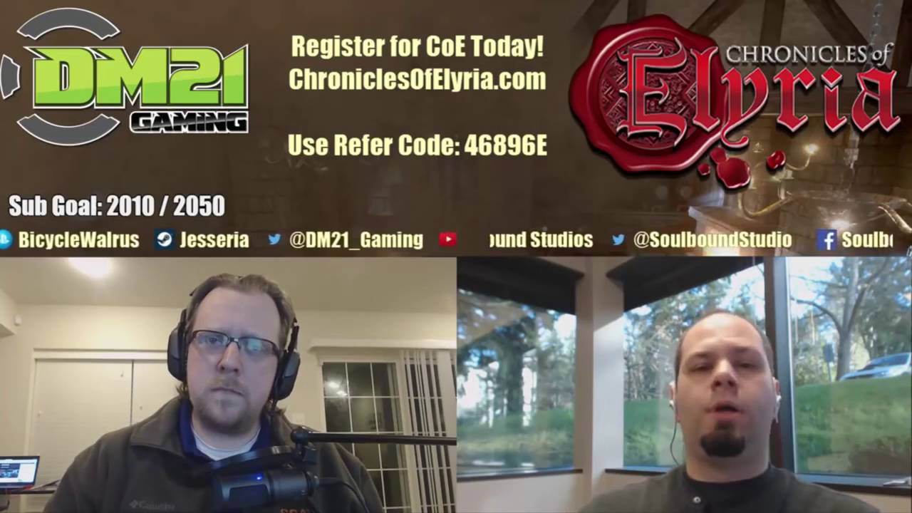 Chronicles of Elyria Feb 22, 2016 Q&A with Jeromy Walsh