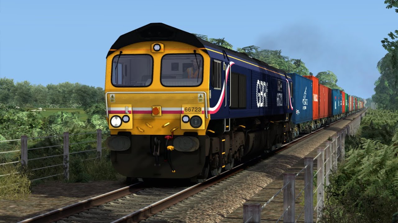 Train Simulator | AP Class 66 (EP) | 4M02 17:20 Felixstowe South - Hams Hall