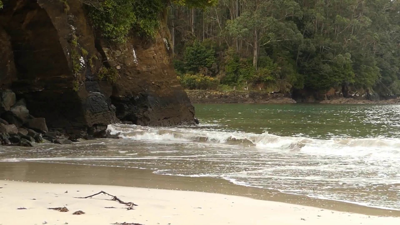 8 HORAS | playa de GALICIA | OLAS del mar SUAVES (relajaci&oacute;n )