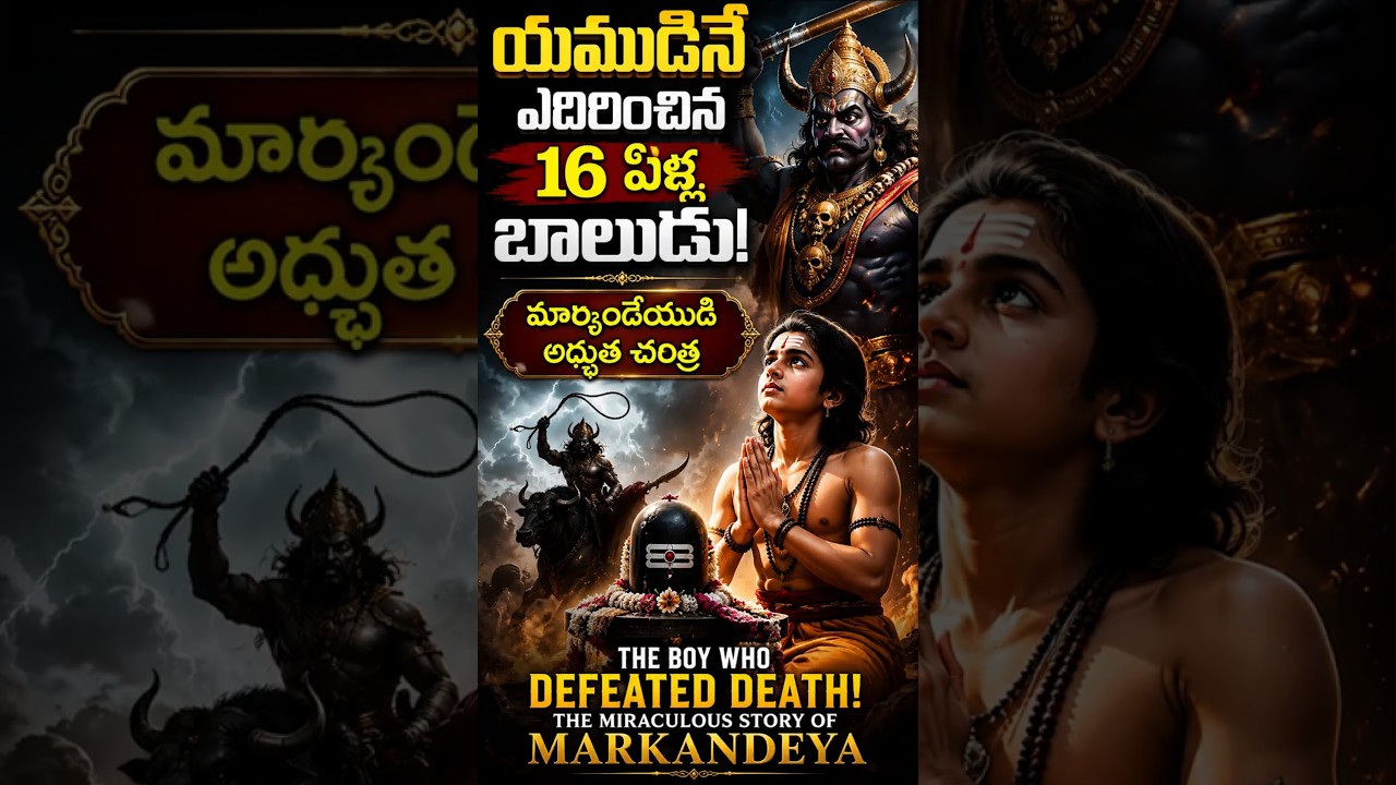యముడినే ఎదిరించిన 16 ఏళ్ల బాలుడు! | మార్కండేయుడి అద్భుత చరిత్ర | The Boy Who Defeated Death!