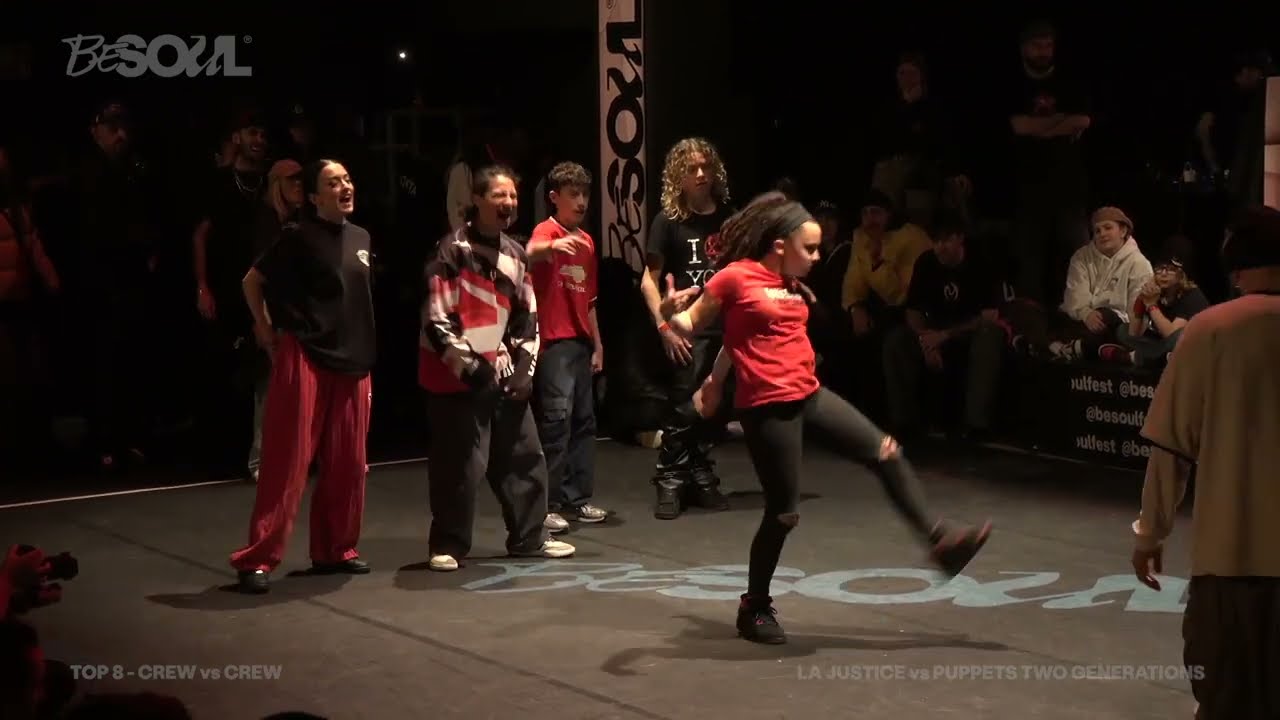 LA JUSTICE vs PUPPETS TWO GENERATIONS - TOP8 CREW VS CREW ALLSTYLES | BE SOUL BATTLES 2025