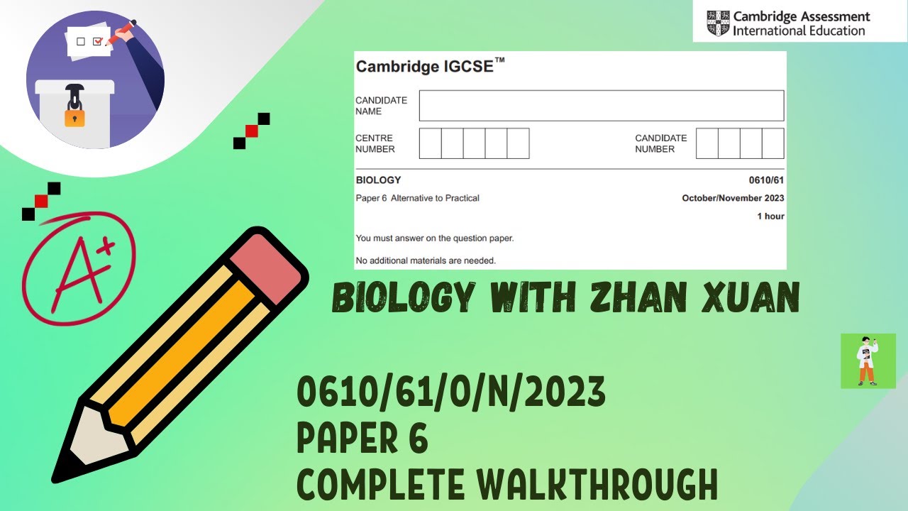 IGCSE Biology (0610) - 0610/61/O/N/23 | Oct/Nov 2023 Paper 61