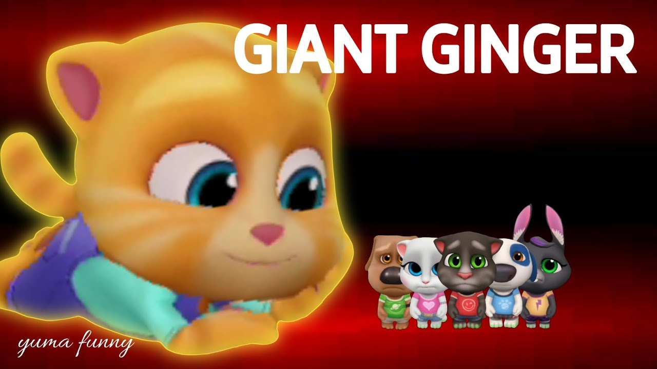 GIANT GINGER - My Talking Tom Friends - Talking Tom Gold Run 200326#1
