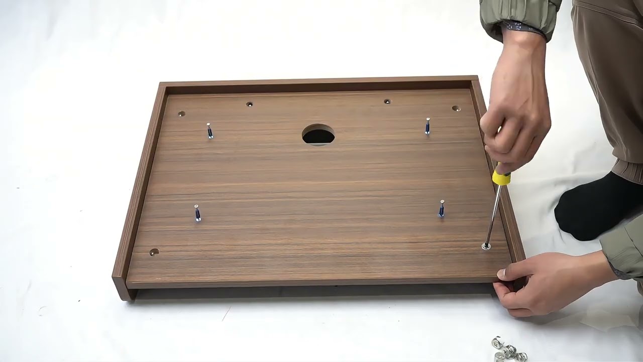Wooden Podium Lectern Stand Assembling