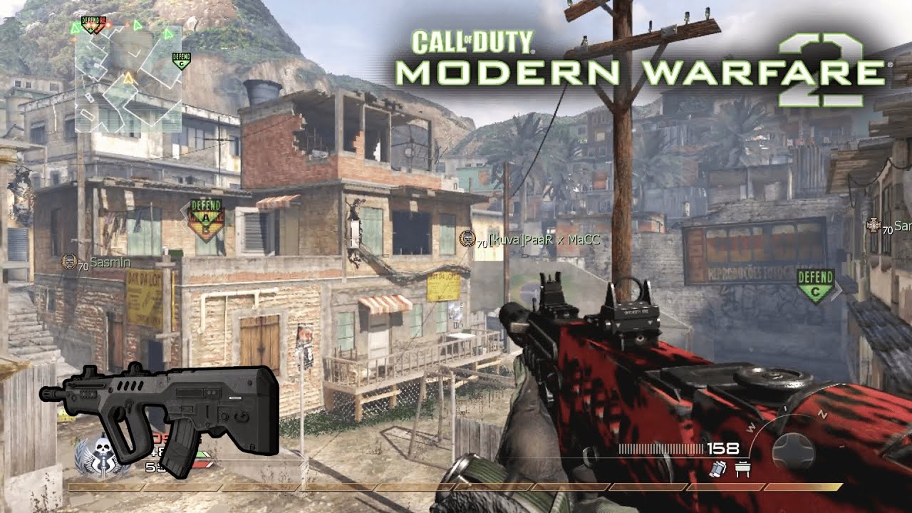 Call of Duty: Modern Warfare 2 | TAR-21 - Gameplay (2009) - Domination - No Commentary