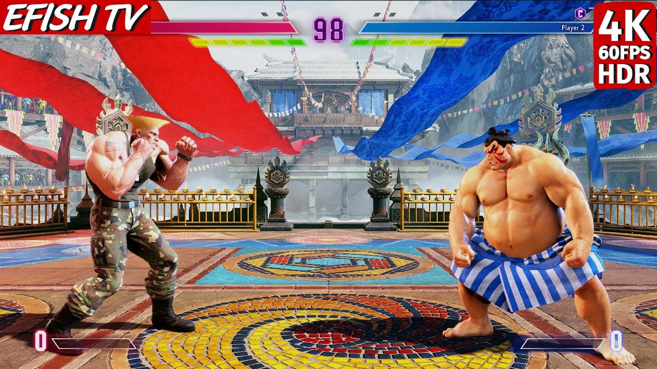 Guile vs E. Honda (Hardest AI) - Street Fighter 6