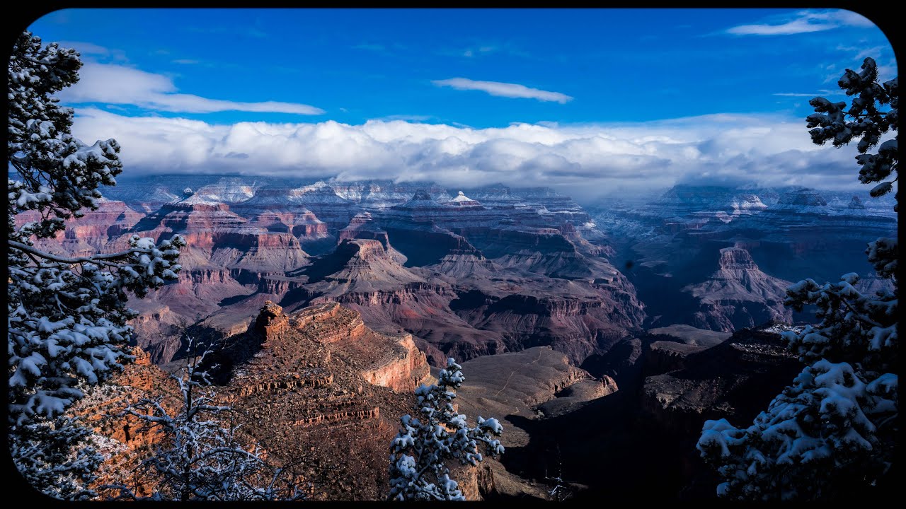 GRAND CANYON in the SNOW (4K)