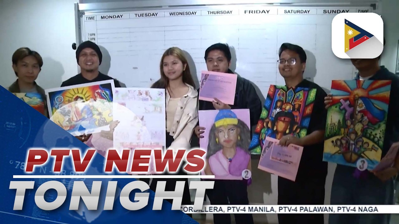PTV held on-the-spot poster-making contest as part of celebration of Nat’l Women’s Month