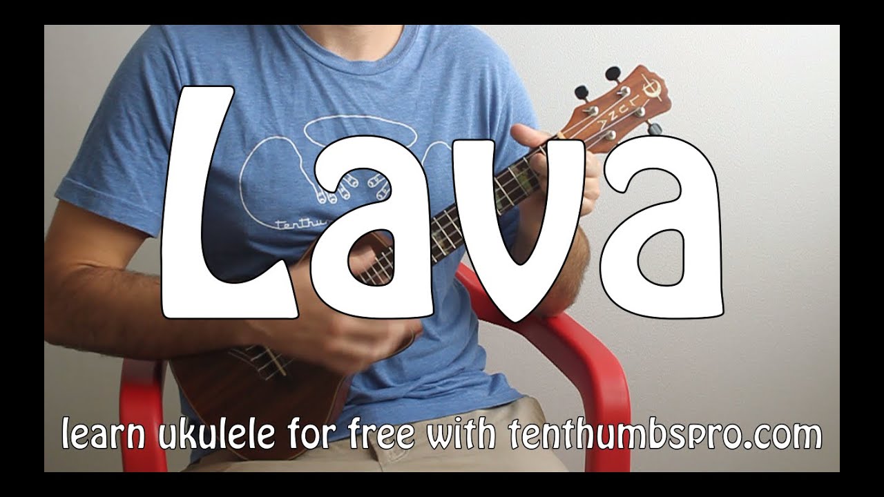 Pixar's Lava - Ukulele Tutorial - How to play easy beginner Ukulele songs