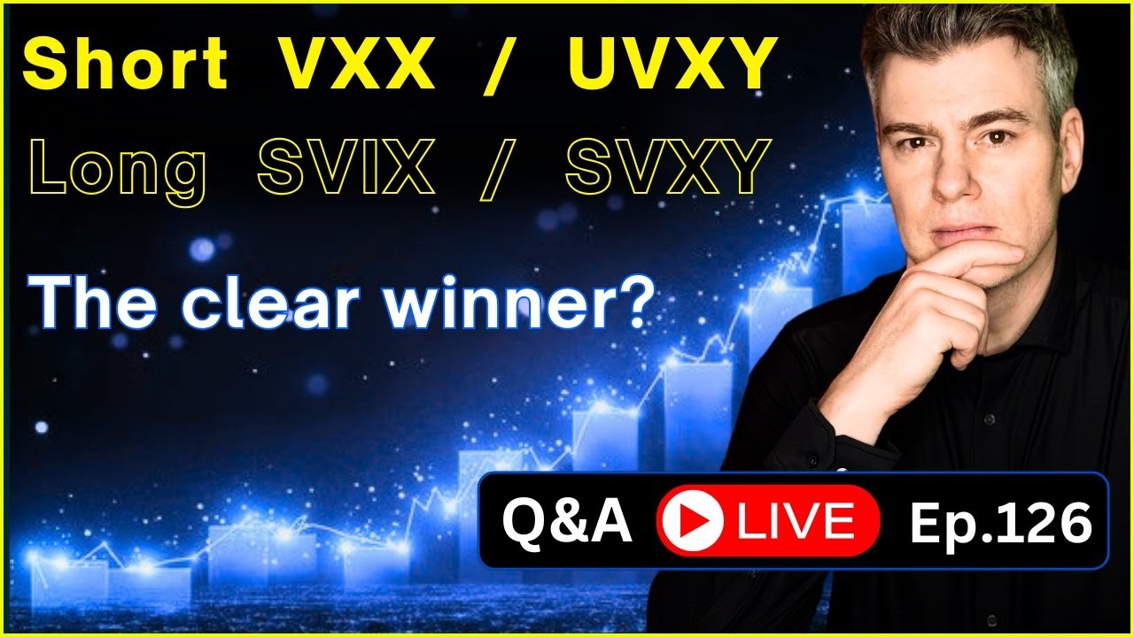 Stop Getting Destroyed Shorting UVXY | Long SVIX is way better  -  Ep.126