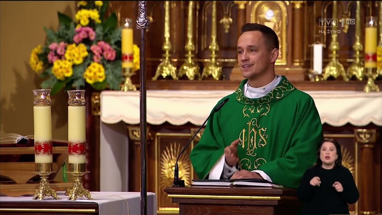 Homilia - ks. Mariusz Setlak (Jałmużnik Biskupa Gliwickiego) - kaplica Sanktuarium Miłosierdzia Krk