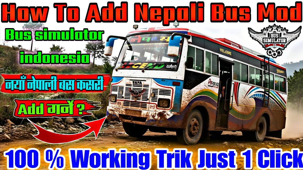 How To Download & How To Add Nepali Bus Mod In Bus Simulator indonesia Nepali Bus Mod कसरी लगाउने ?