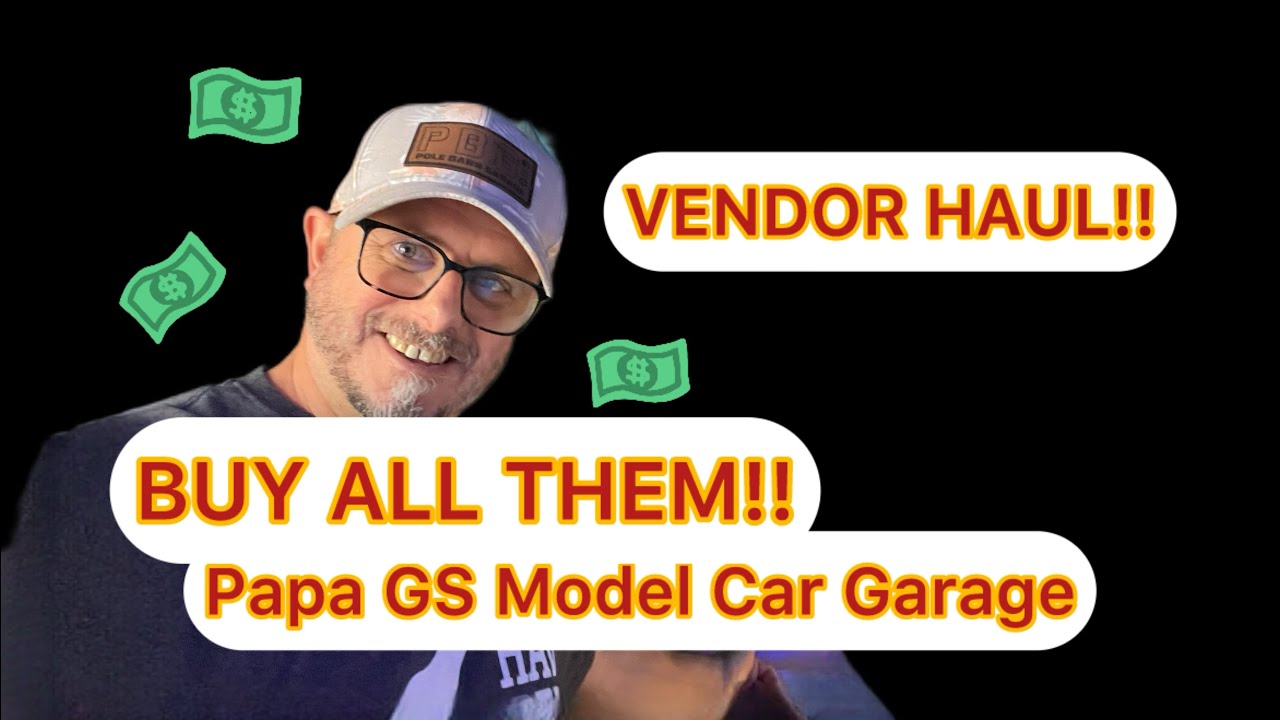 Mid Michigan Model Makers Show Vendors Haul! So many great models and deals I went bonkers!! 