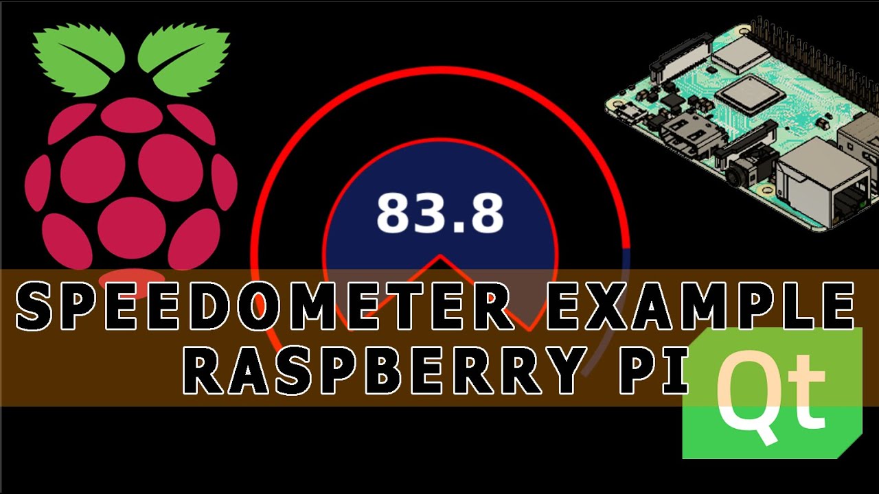 Raspberry pi Speedometer tutorial with Qt QML using LTC 24000 C++ coding