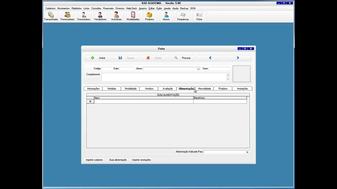 KAD ACADEMIA - Software para academia - software academia
