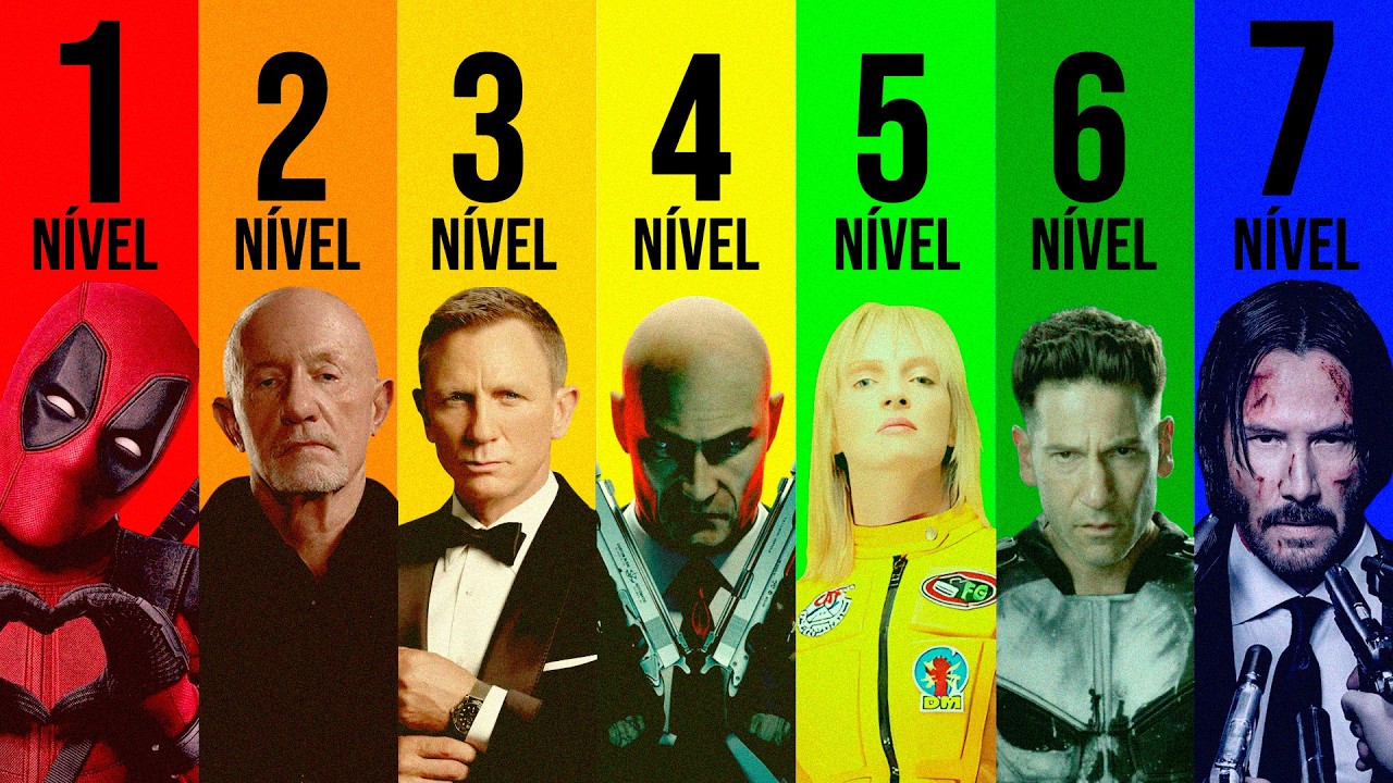 Os 7 Níveis de Assassinos da Ficção