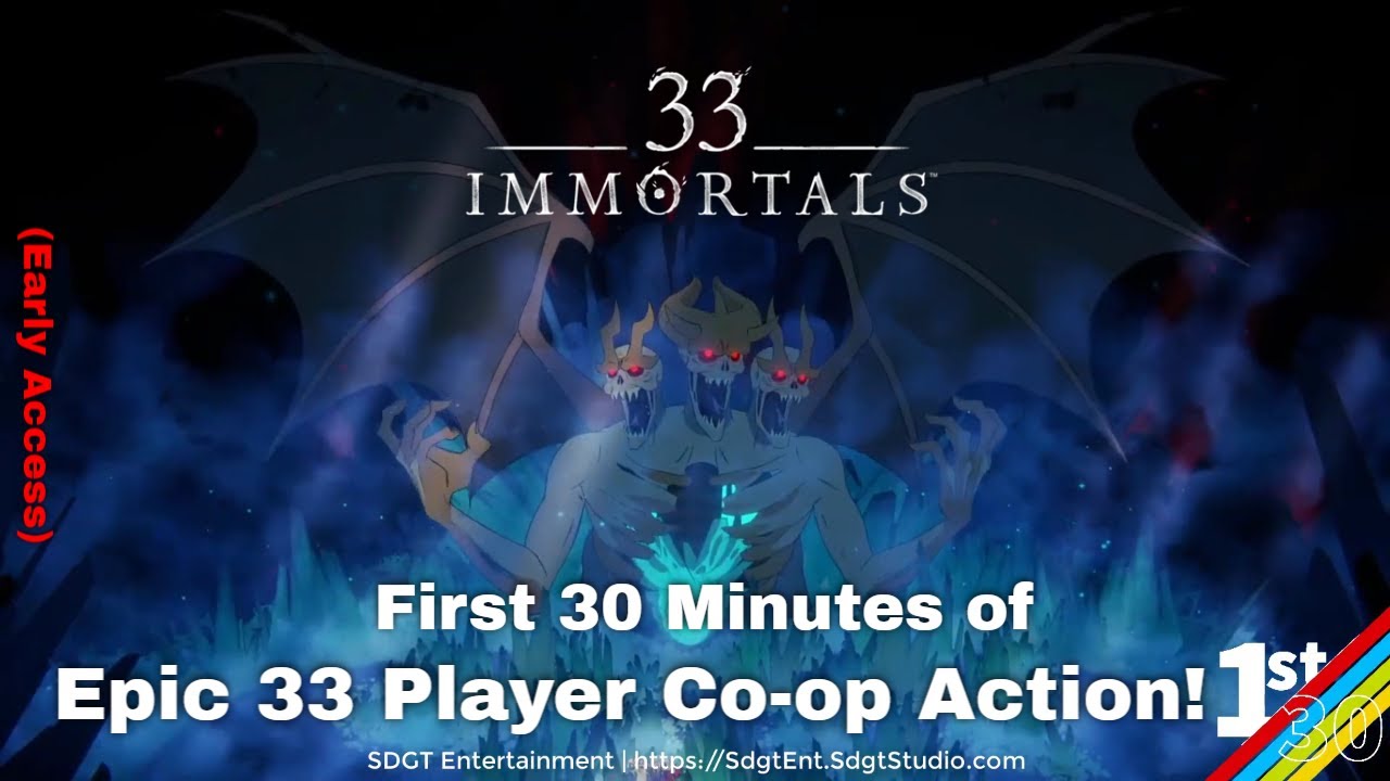 33 Immortals PC Gameplay: First 30 Minutes of Epic 33 Player Co-op Action!
