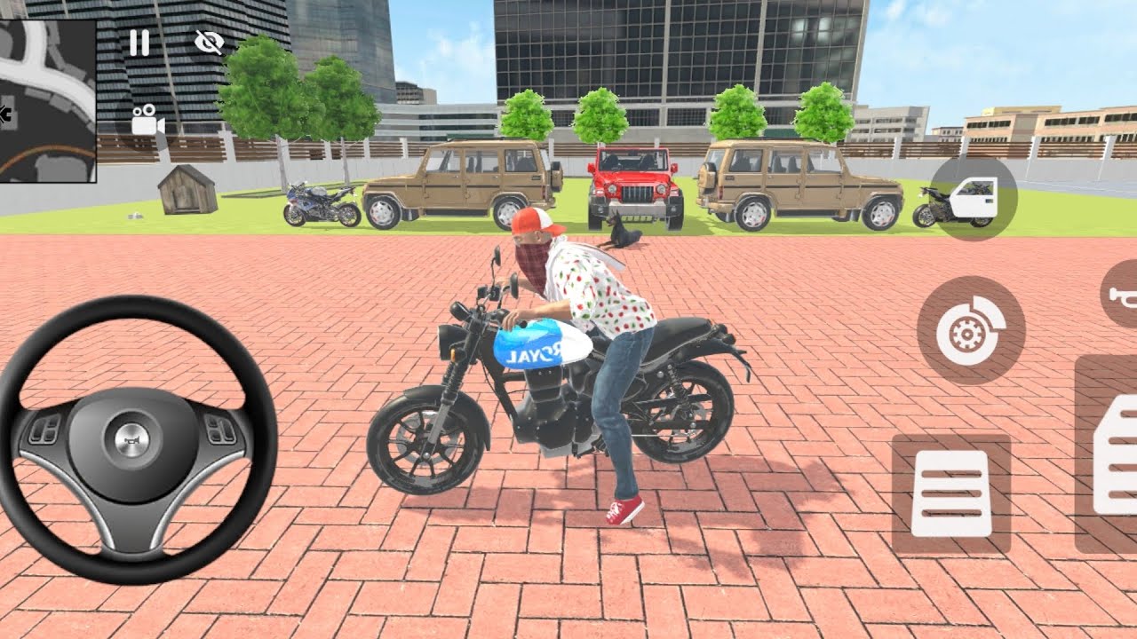 🎮Franklin order by 2️⃣RS and 2️⃣ jeep 👑 in Indian 🇮🇳bike 💥Theft Auto simulator!!!!!!!!!🎮