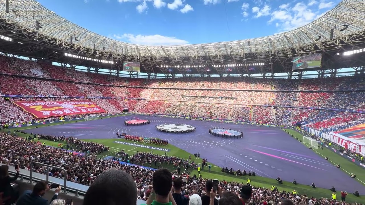 CL Anthem ✨ Paris Saint-Germain - Arsenal London 🇫🇷🏴󠁧󠁢󠁥󠁮󠁧󠁿 UEFA Champions League Final 2026 Budapest