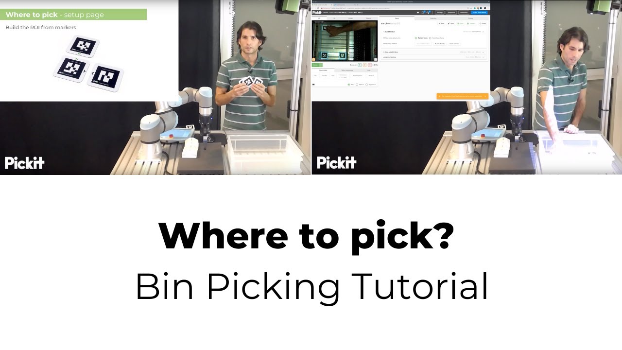 Where to pick &ndash; bin picking tutorial