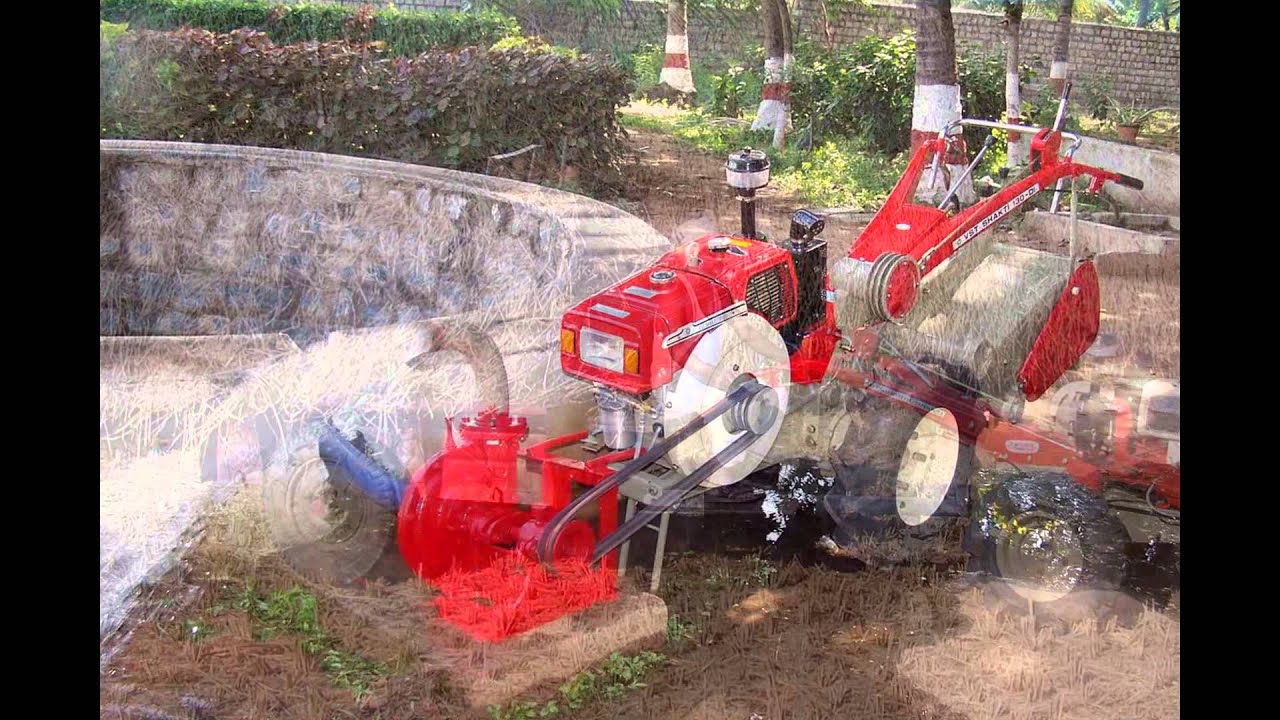 VST Shakti 130 DI Power tiller & Its attachments