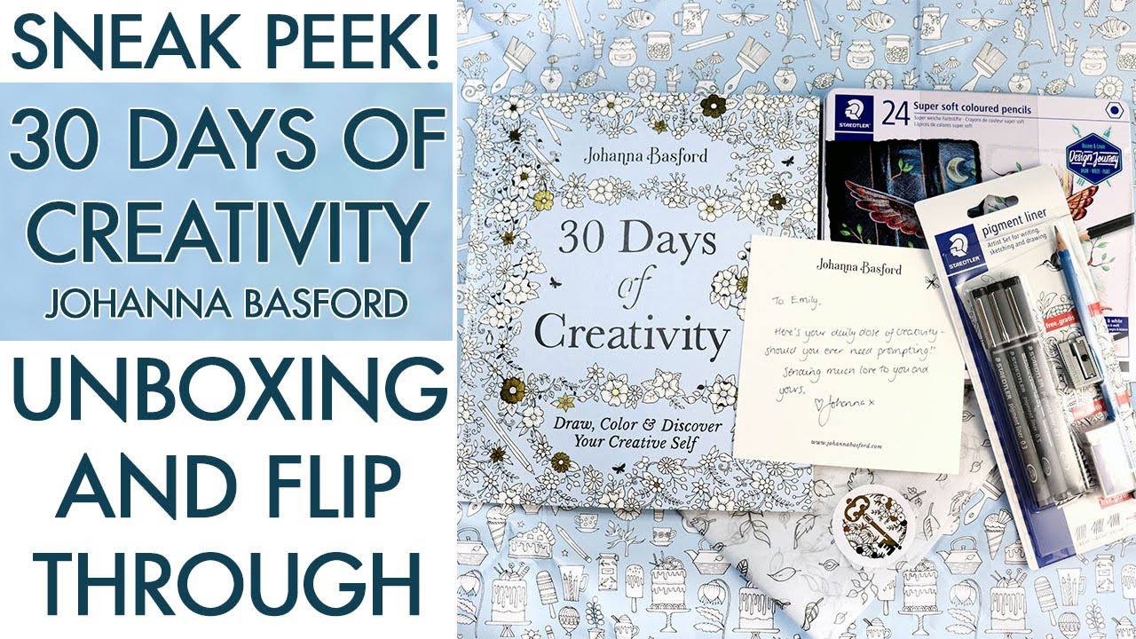 SNEAK PEEK: 30 Days of Creativity, by Johanna Basford
