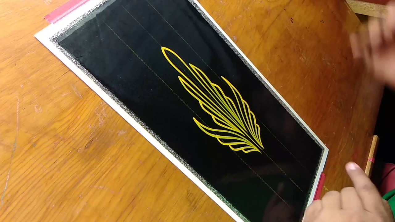 How to Pinstripe: Simple Pinstriping Design #10