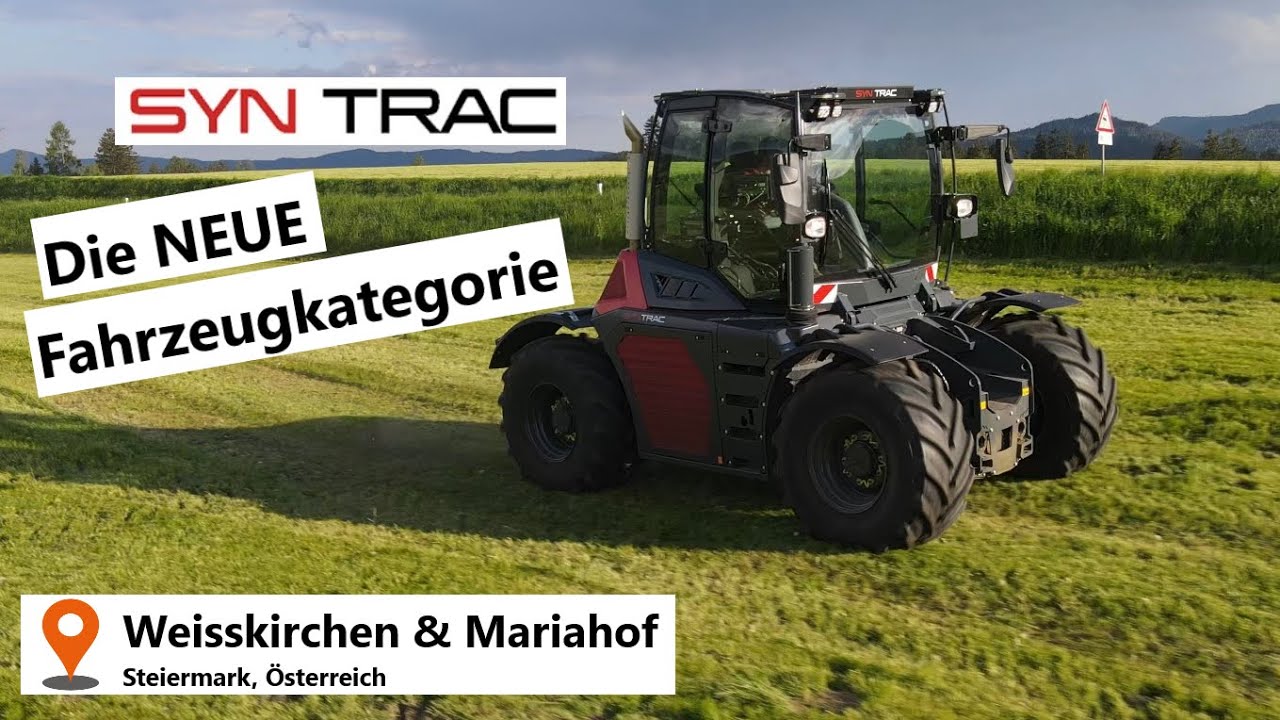 SYN TRAC: Die NEUE Fahrzeugkategorie im TEST | Mähkombination & Abschiebewagen | Landtechnik Murtal