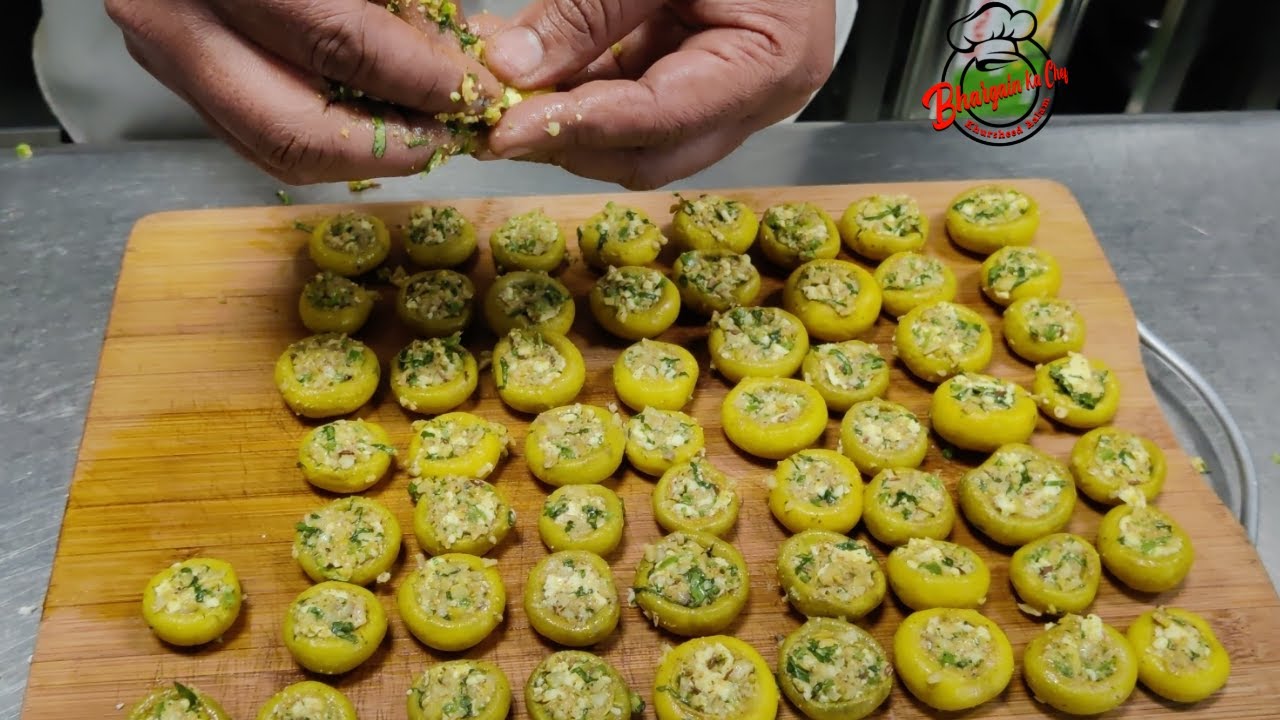Stuffed Mushroom Tikka | रेस्टोरेंट स्टाइल भरवा मशरूम बनाना सिख | Tandoori Bharwa Mushroom Recipe