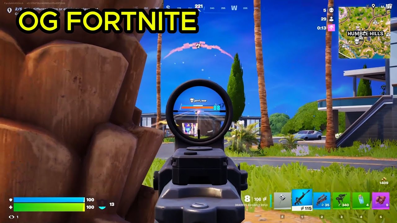 Fortnite Solo Gameplay – OG Chapter 1 Player | No Commentary