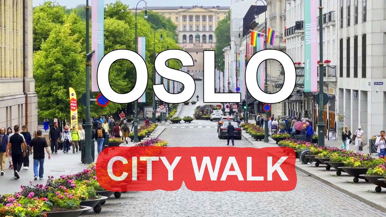 Oslo, Norway: City Center Walk