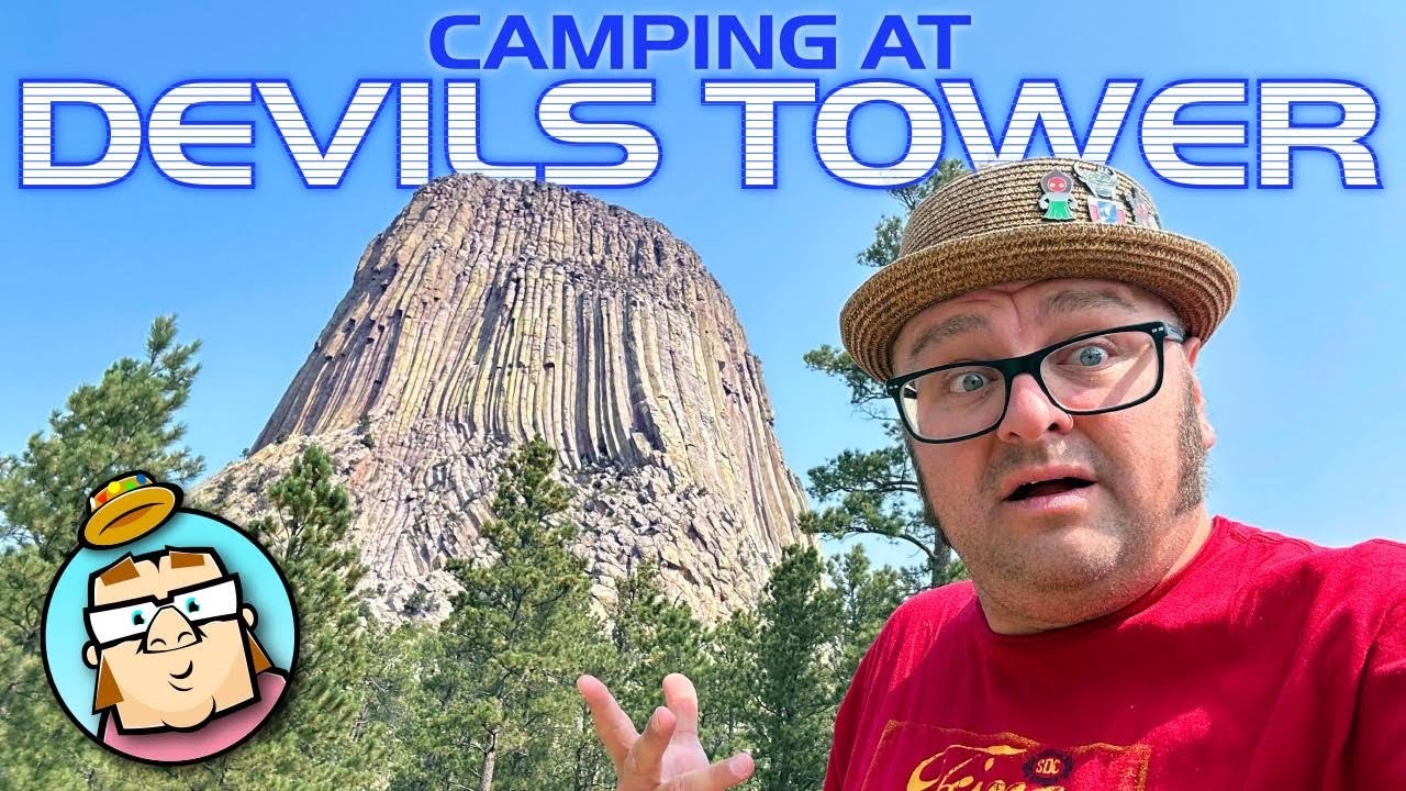 Camping at the Devils Tower - Location of Alien Landing in Close Encounters of the Third Kind - WY