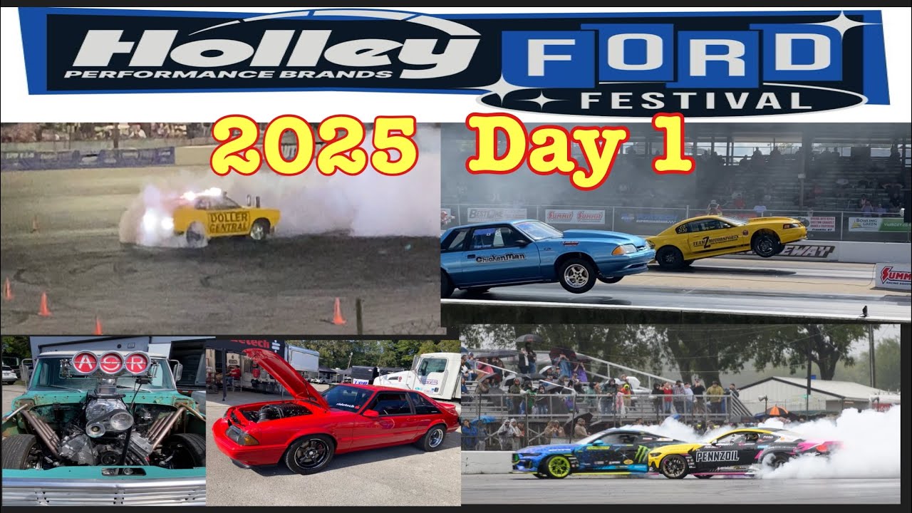 Holley Ford Fest 2025 Beech Bend Raceway, день 1, Боулинг-Грин, Кентукки