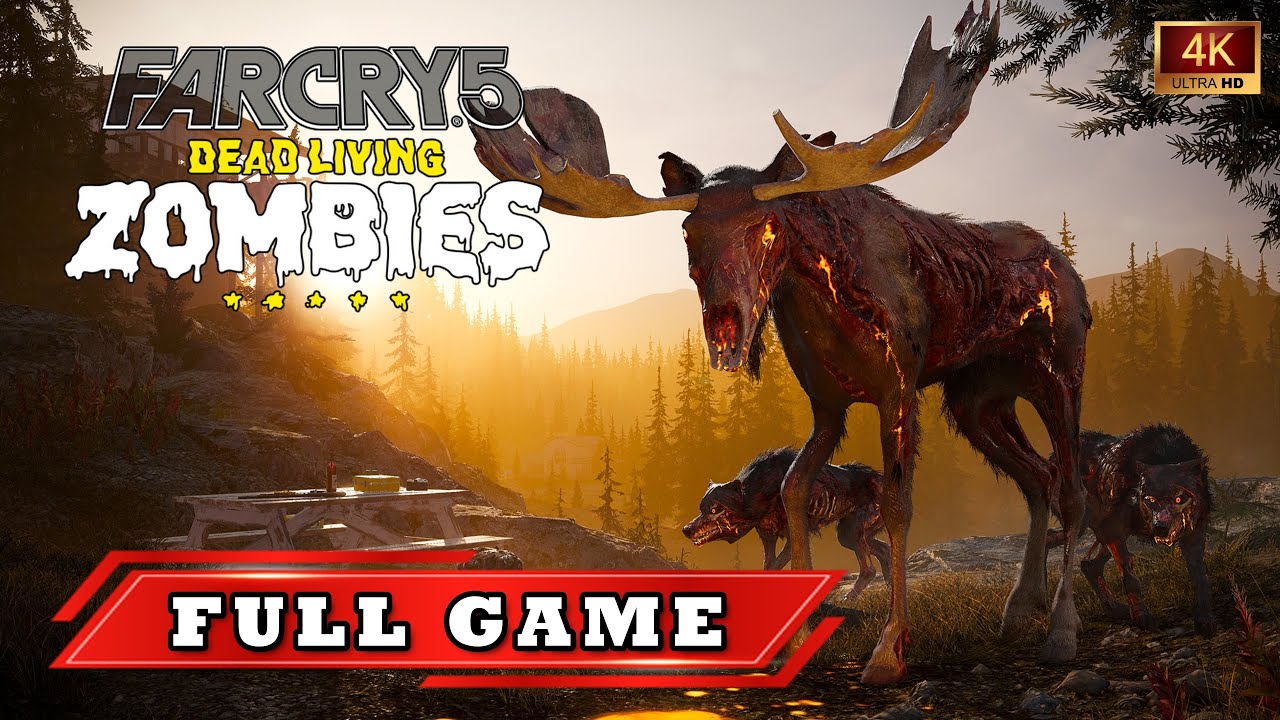 Far Cry 5 - Dead Living Zombies DLC - Full Game | Longplay Gameplay | All 7 Movie Pitches | 4K 60FPS