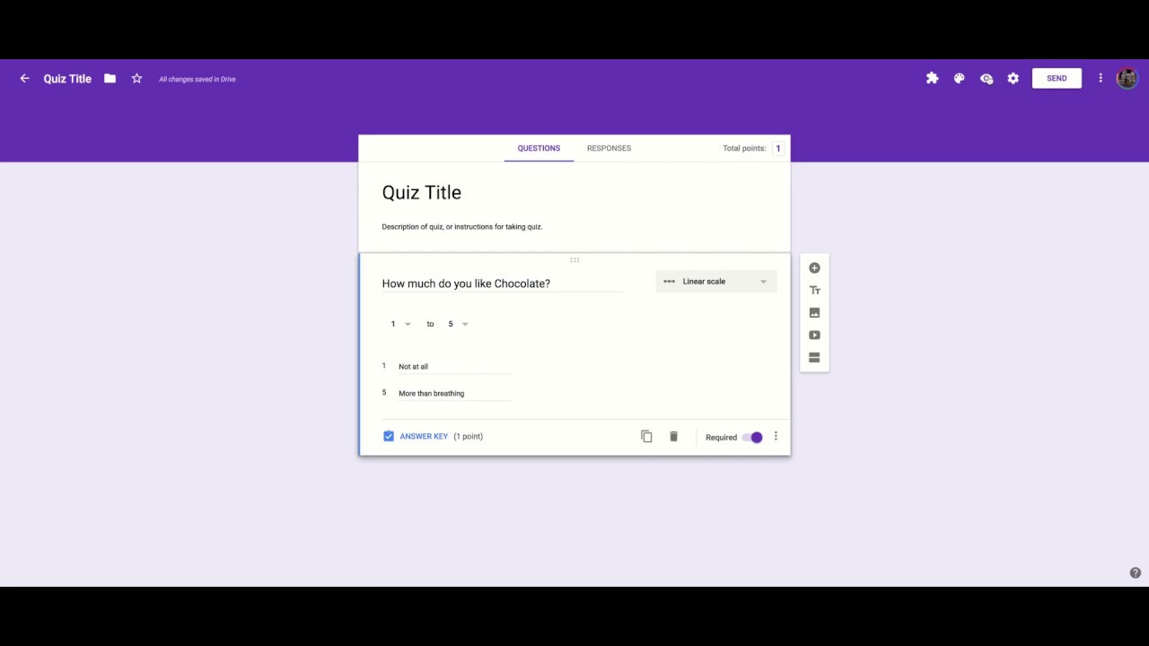 How to Create a Linear Scale Question on Google Forms